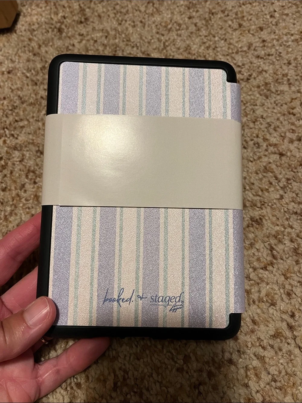Kindle 11th Generation (newest model) Cover Stripe - Booked by Michelle Method